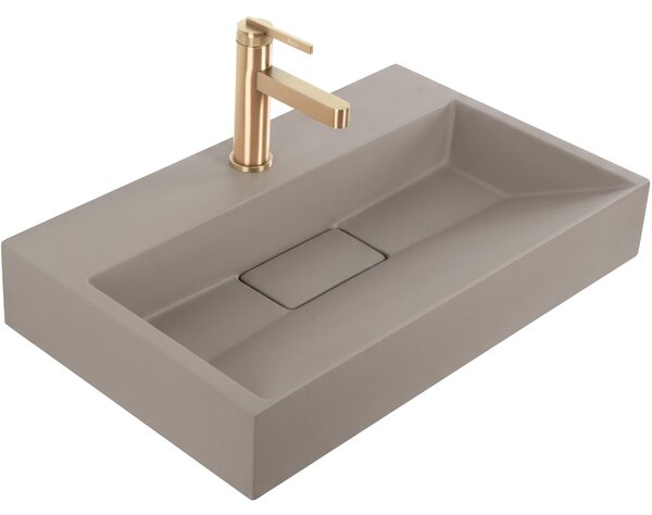 Konglomerátum mosdó Rea GOYA TAUPE 60CM