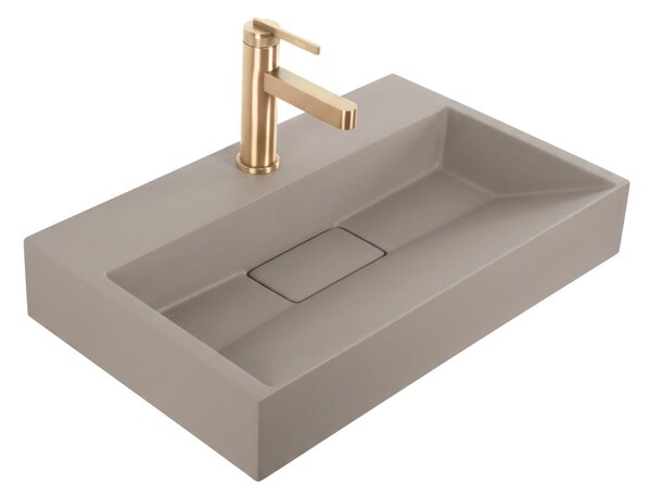 Konglomerátum mosdó Rea GOYA TAUPE 50CM