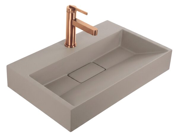 Konglomerátum mosdó Rea GOYA TAUPE 50CM