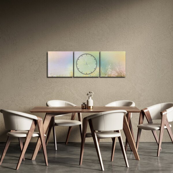Kép - Festett rét 2 (órával) (90x30 cm)