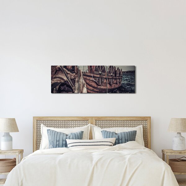 Kép - Viking (órával) (90x30 cm)