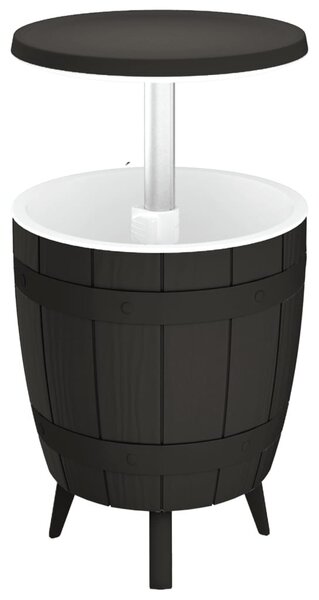 Fekete 3 az 1-ben polipropilén hűtőasztal