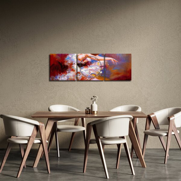 Kép - Balerina, festmény (órával) (90x30 cm)