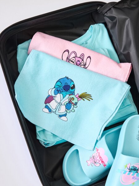 Sinsay - Lilo & Stitch pamut törölközők, 2 darabos csomag - többszínű