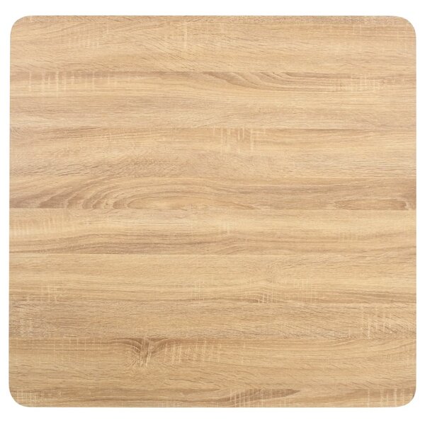 Világosbarna MDF bisztróasztal 80 x 80 cm