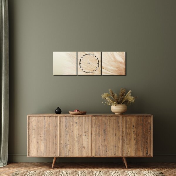 Kép - Virág részletek (órával) (90x30 cm)