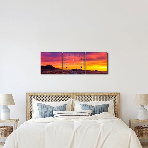 Kép - Út (órával) (90x30 cm)