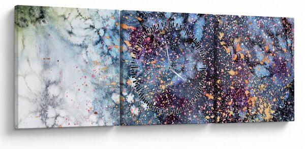 Kép - Absztrakció (órával) (90x30 cm)