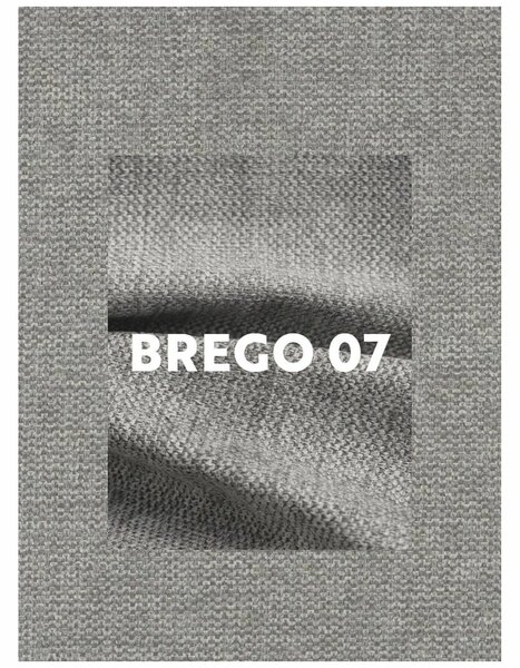 Kárpitozott étkezőszék ZEVORI, fekete/szürke BREGO 07