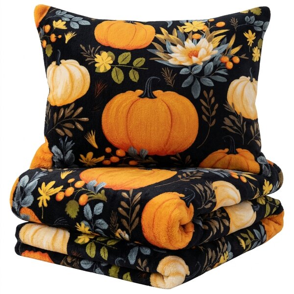 Mikroplüss ágyneműhuzat PUMPKINZA színes kivitel Ágyneműhuzat mérete: 70 x 90 cm | 140 x 200 cm