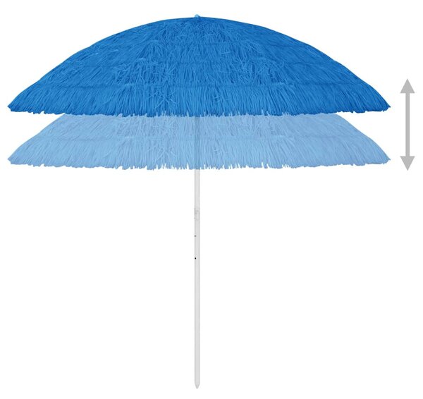 Kék hawaii stílusú strandnapernyő 300 cm