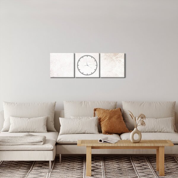 Kép - Mandalák a falban (órával) (90x30 cm)