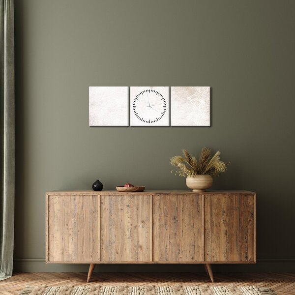 Kép - Mandalák a falban (órával) (90x30 cm)
