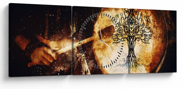 Kép - A titokzatos életfa (órával) (90x30 cm)