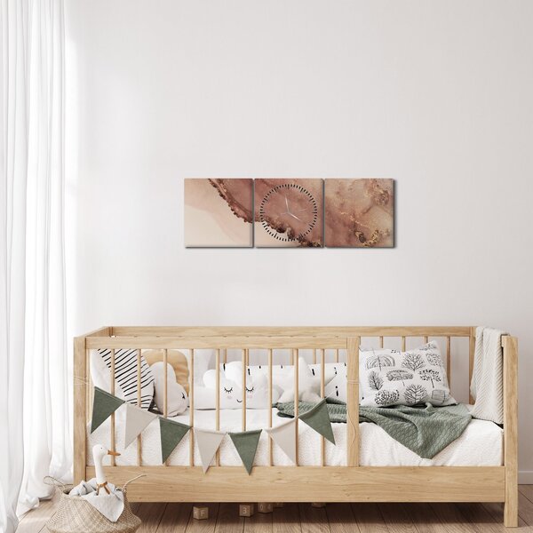 Kép - Arany csillogás (órával) (90x30 cm)