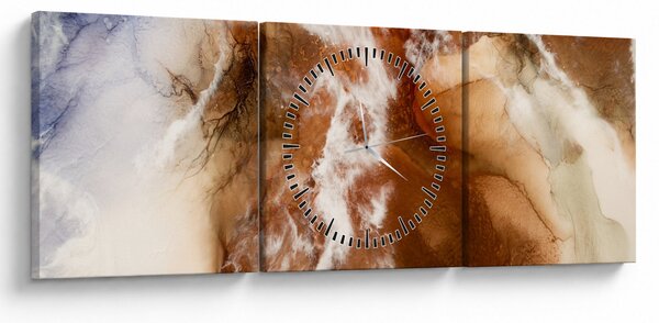 Kép - Márvány absztrakció (órával) (90x30 cm)