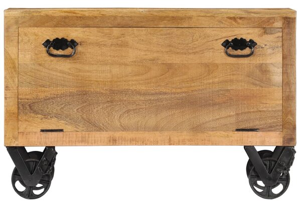 Tömör mangófa cipőszekrény 86 x 35 x 55 cm