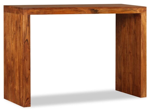 Tömör fa konzolasztal mézszínű bevonattal 110 x 40 x 76 cm