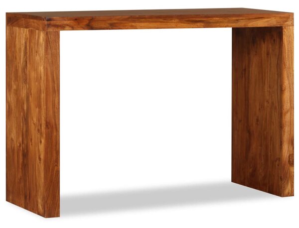 Tömör fa konzolasztal mézszínű bevonattal 110 x 40 x 76 cm