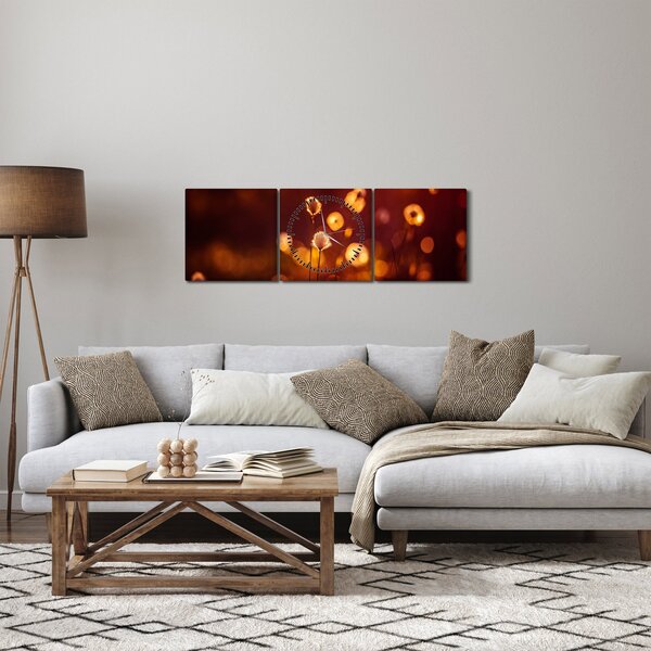 Kép - Reggel (órával) (90x30 cm)