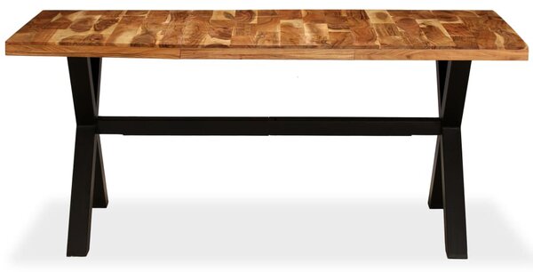 Tömör akácfa/mangófa étkezőasztal 180 x 90 x 76 cm