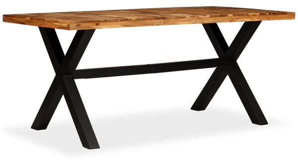 Tömör akácfa/mangófa étkezőasztal 180 x 90 x 76 cm