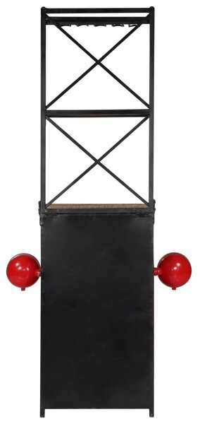 Tömör mangófa traktor borszekrény 49 x 31 x 172 cm