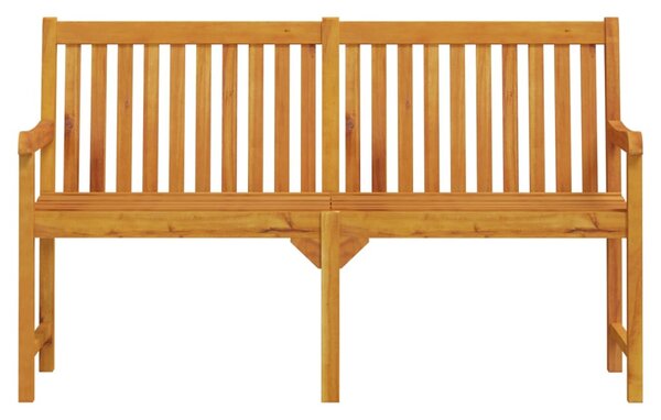 Tömör akácfa kerti pad 150 cm