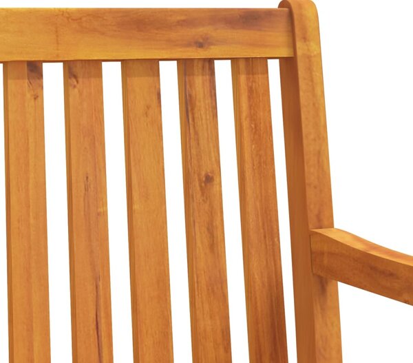Tömör akácfa kerti pad 150 cm