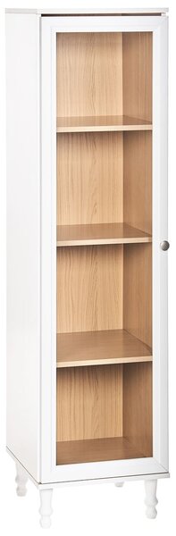 Üveges vitrin TINGLEDALE 40 cm Fehér