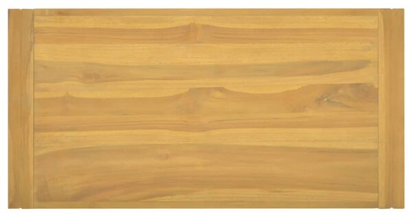 Tömör tíkfa falra szerelhető fürdőszobaszekrény 90 x 45 x 35 cm