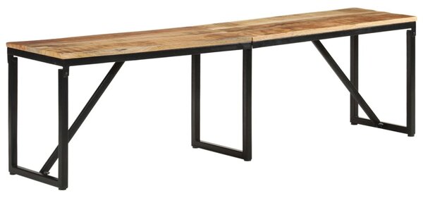 Tömör mangófa pad 160 x 35 x 46 cm