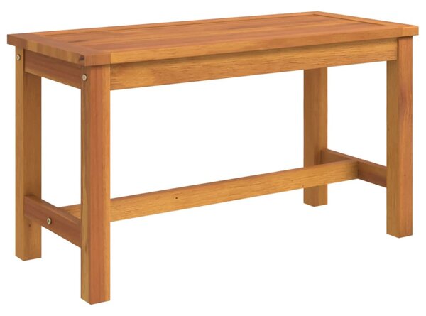 Tömör akácfa kerti pad 80 x 35 x 45 cm