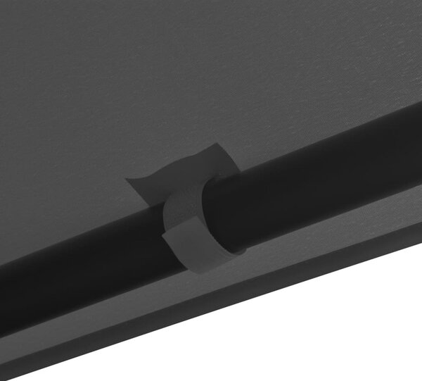 Antracitszürke szövet és acél pavilon 3 x 3 m 180 g/m²