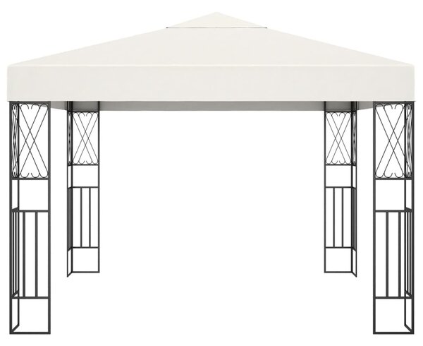 Krémszínű pavilon 3 x 3 m