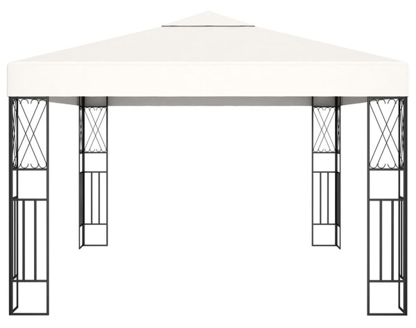 Krémszínű pavilon 3 x 4 m
