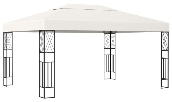 Krémszínű pavilon 3 x 4 m