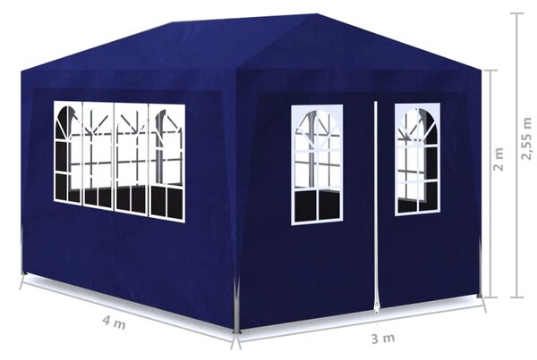Kék partisátor 3 x 4 m