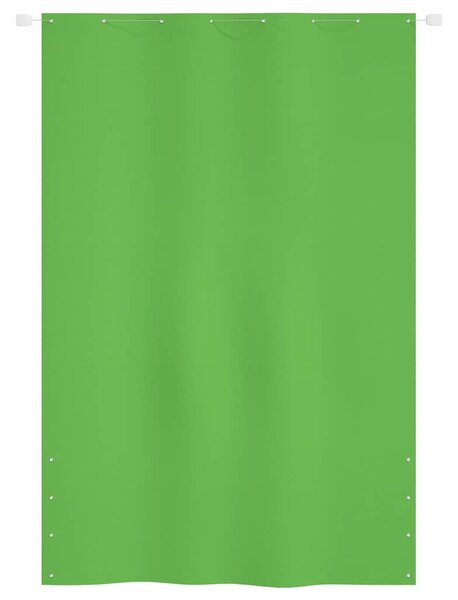 Világoszöld oxford-szövet erkélyparaván 160 x 240 cm