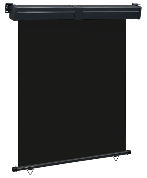 Fekete erkély oldalnapellenző 145 x 250 cm
