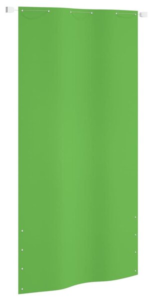 Világoszöld oxford-szövet erkélyparaván 120 x 240 cm