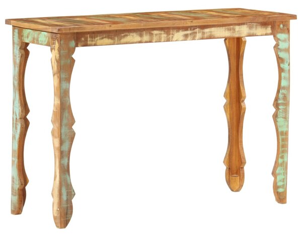 Tömör újrahasznosított fa tálalóasztal 110 x 40 x 76 cm