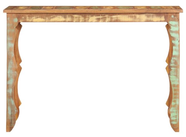 Tömör újrahasznosított fa tálalóasztal 110 x 40 x 76 cm