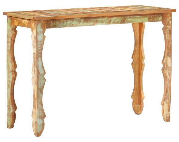 Tömör újrahasznosított fa tálalóasztal 110 x 40 x 76 cm