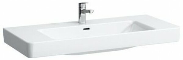 Mosdó bútorba Laufen Laufen Pro 105x46 cm fehér színben fényes felülettel középső nyílással 1396.6.000.104.1