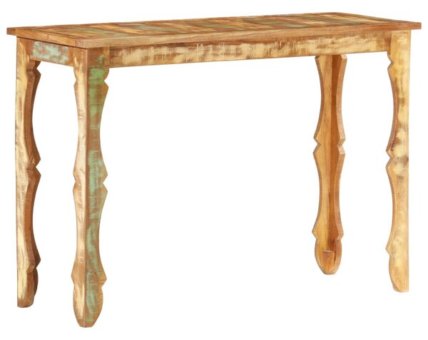 Tömör újrahasznosított fa tálalóasztal 110 x 40 x 76 cm