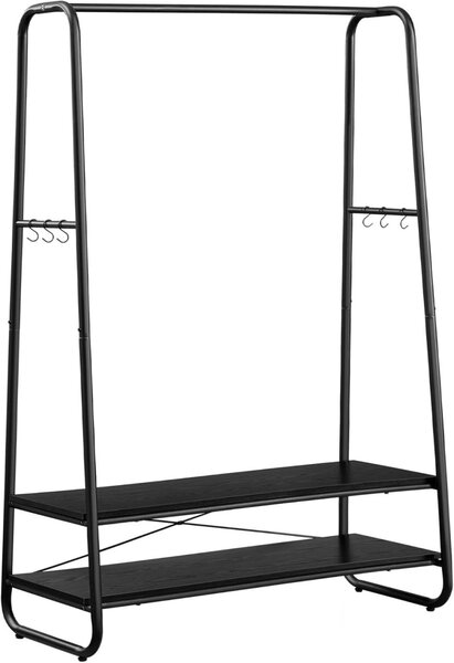 Fogas, Vasagle, fekete, 100x45x160 cm