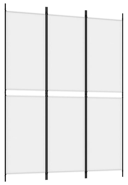 Fehér 3 paneles szövetparaván 300x180 cm