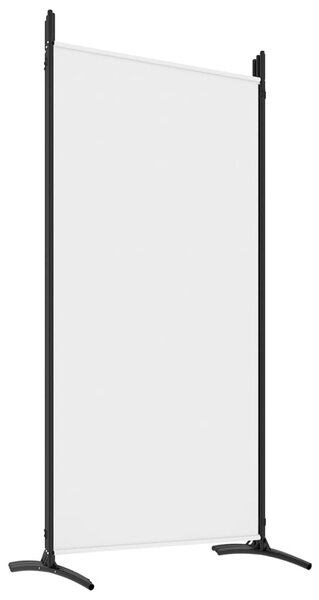 6 paneles fehér szövet térelválasztó 520x180 cm