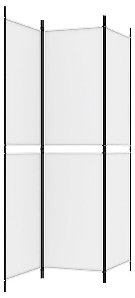 Fehér 3 paneles szövetparaván 300x180 cm